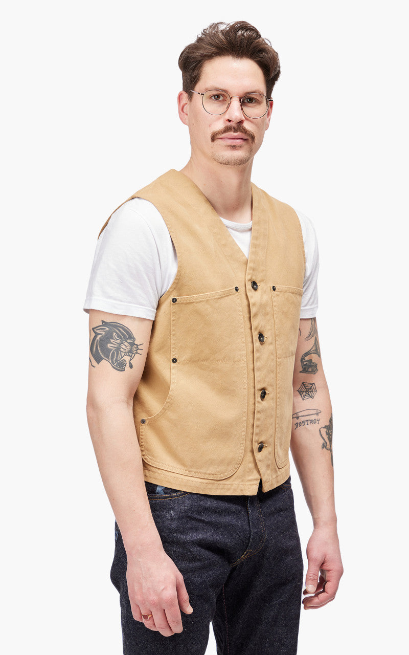 Tellason Ranchhand Vest Soul Canvas Desert Sand