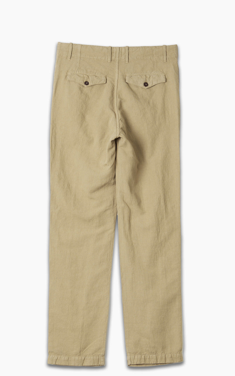 Tellason Army Chino Cotton Linen Slub Desert Sand