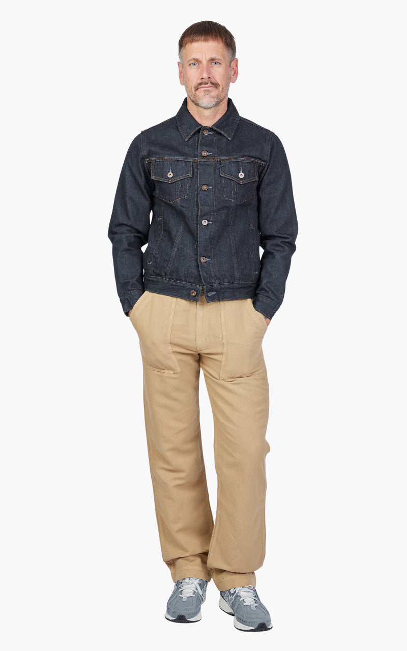 Tellason Jean Jacket Selvedge Denim Rinsed Indigo