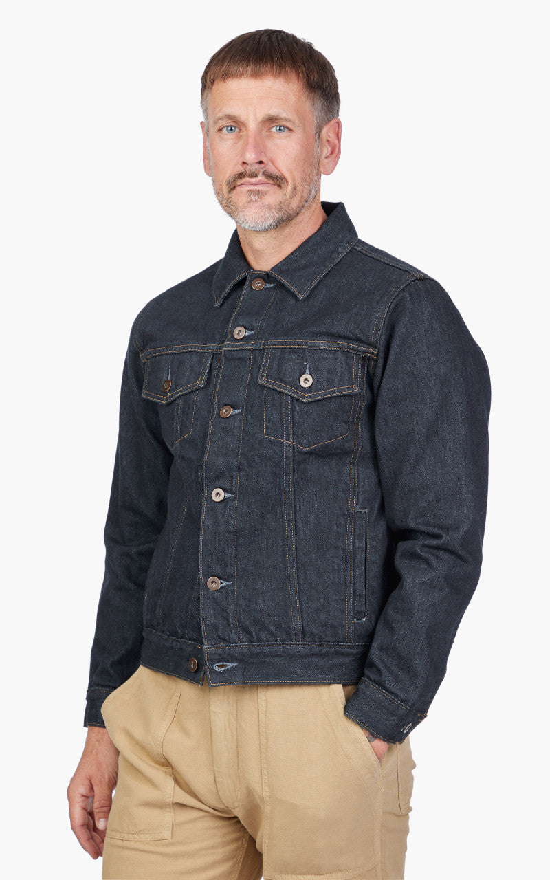Tellason Jean Jacket Selvedge Denim Rinsed Indigo