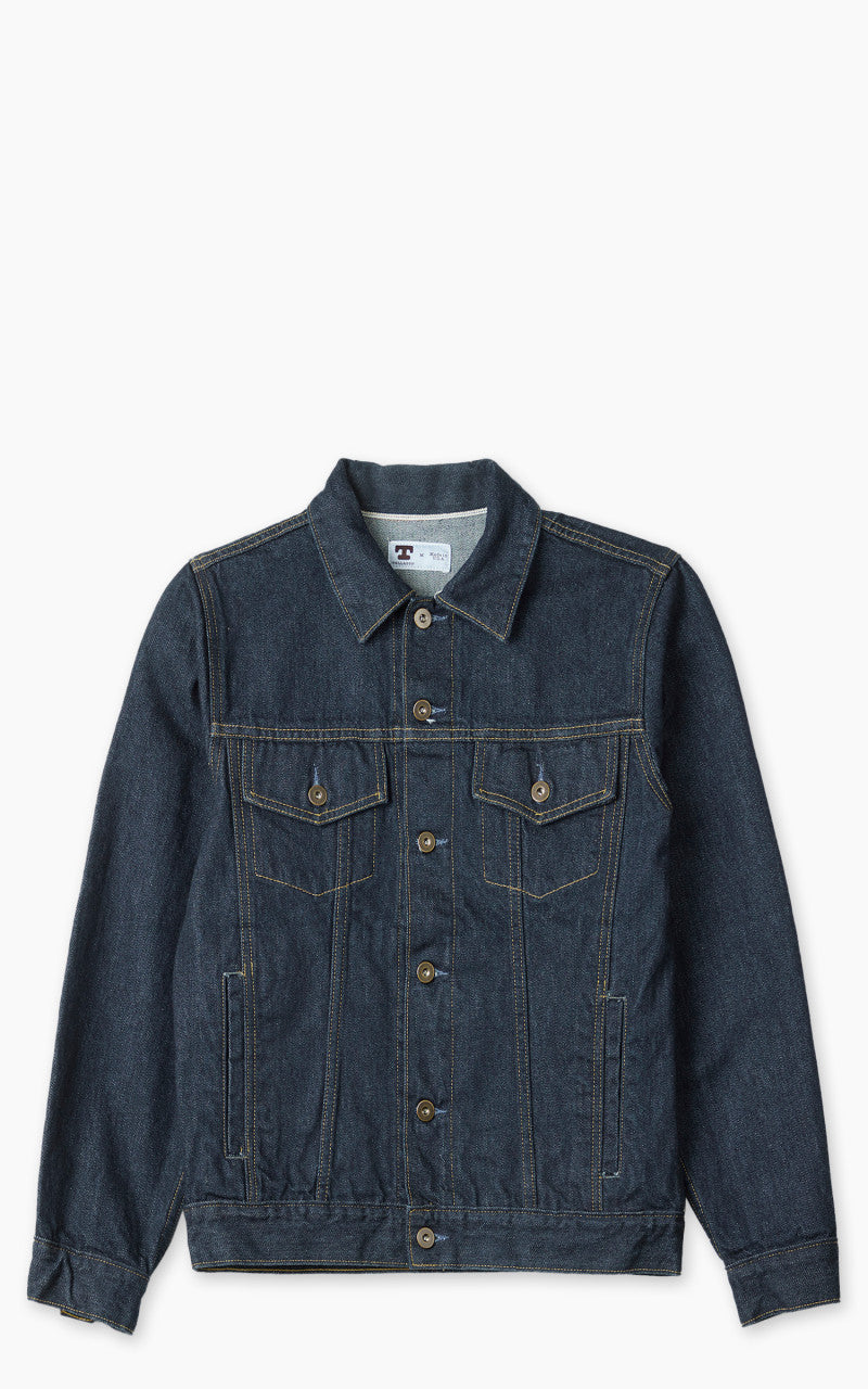 Tellason Jean Jacket Selvedge Denim Rinsed Indigo