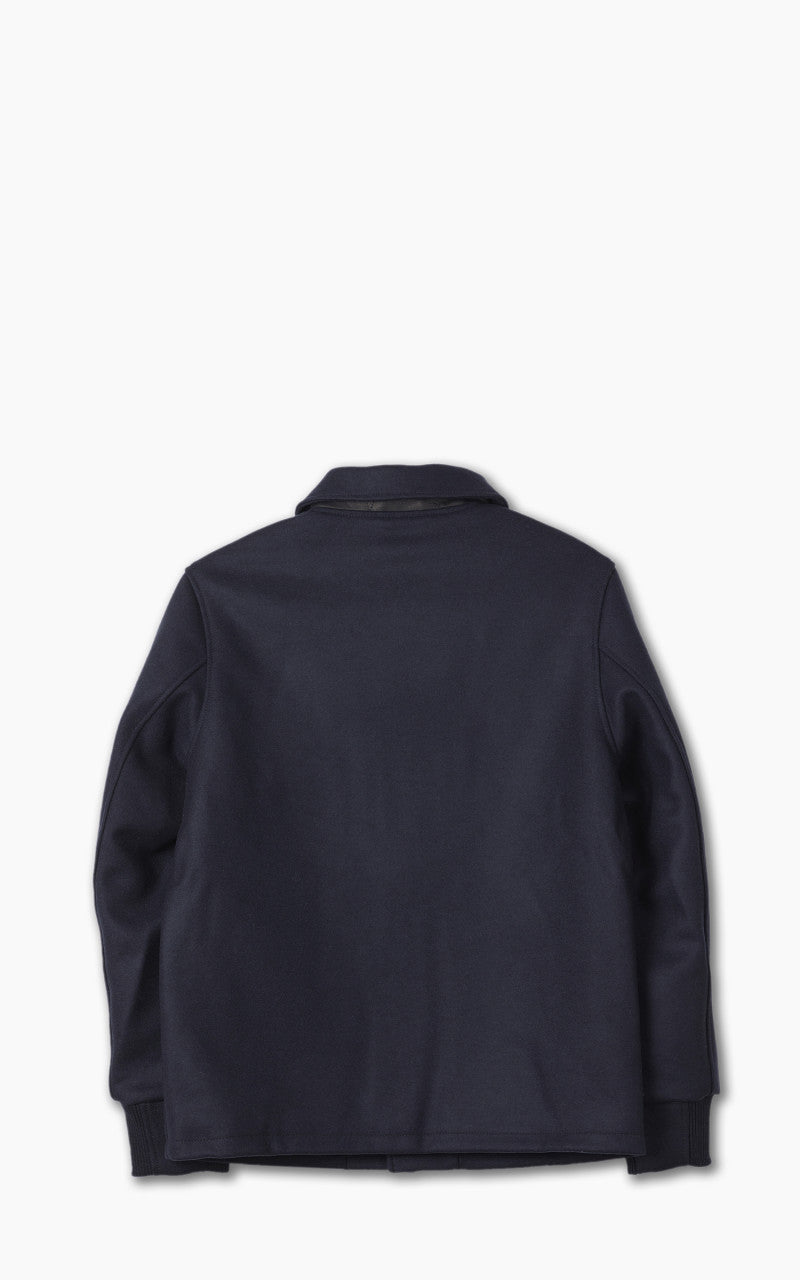 Tellason Coach Jacket Wool/Cashmere Dark Navy