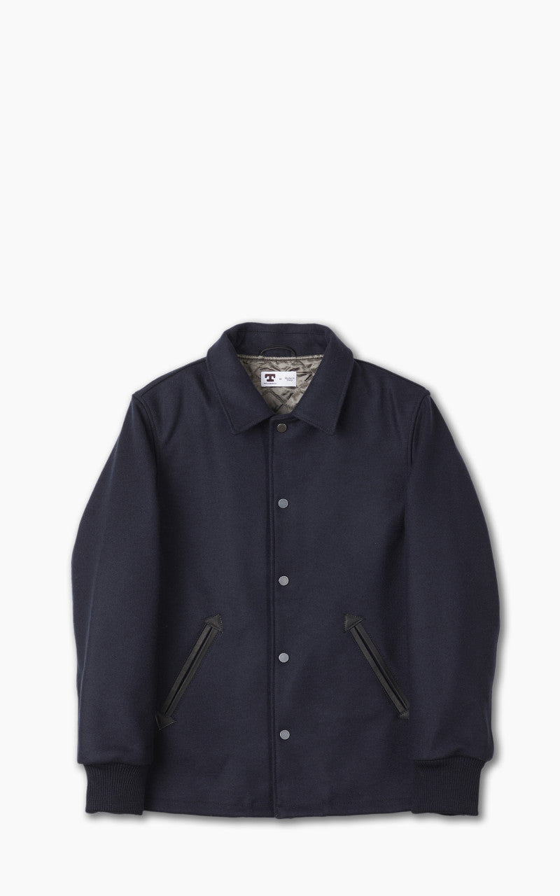 Tellason Coach Jacket Wool/Cashmere Dark Navy