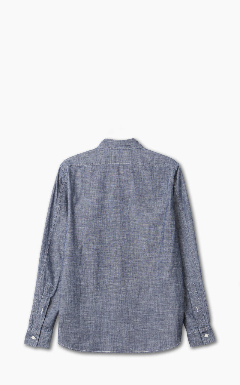 Tellason Clampdown Shirt Chambray Blau