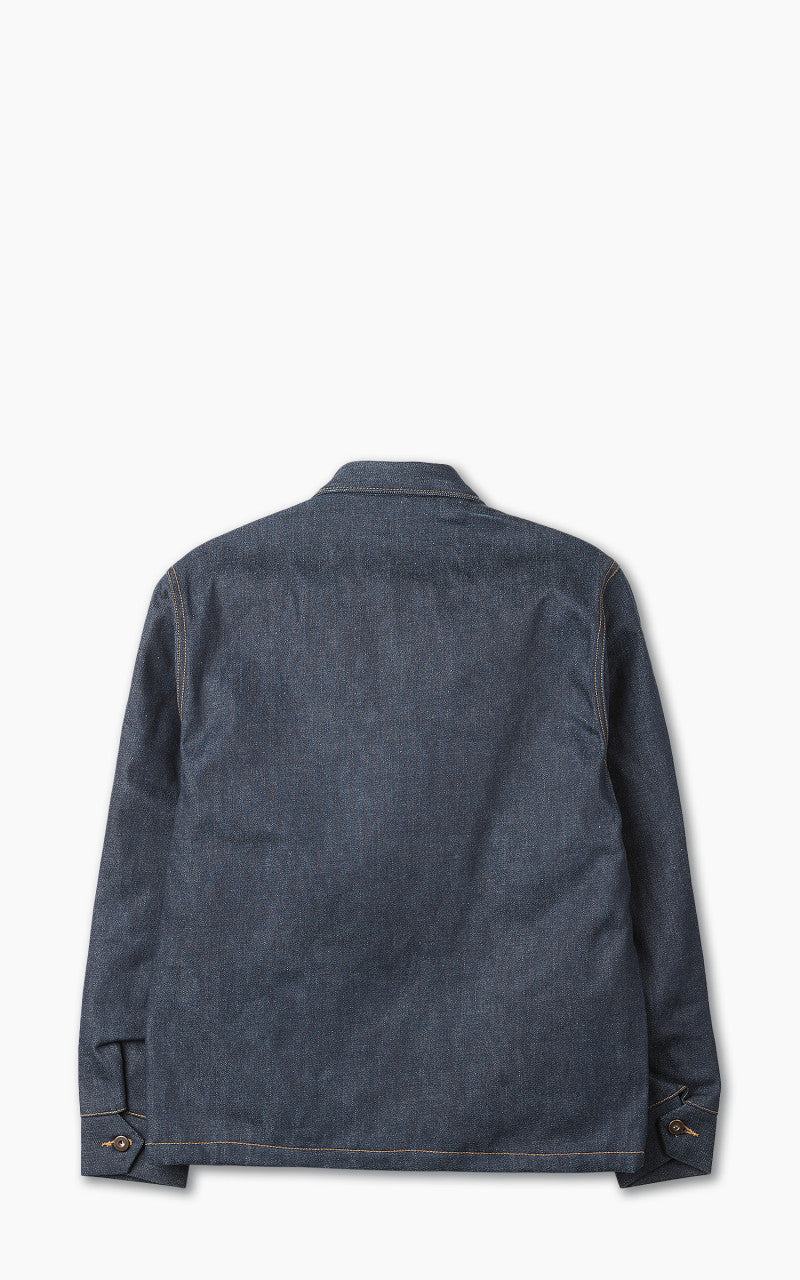 Tellason Coverall Jacket Blanket Lined Selvedge Denim Indigo 16.5oz
