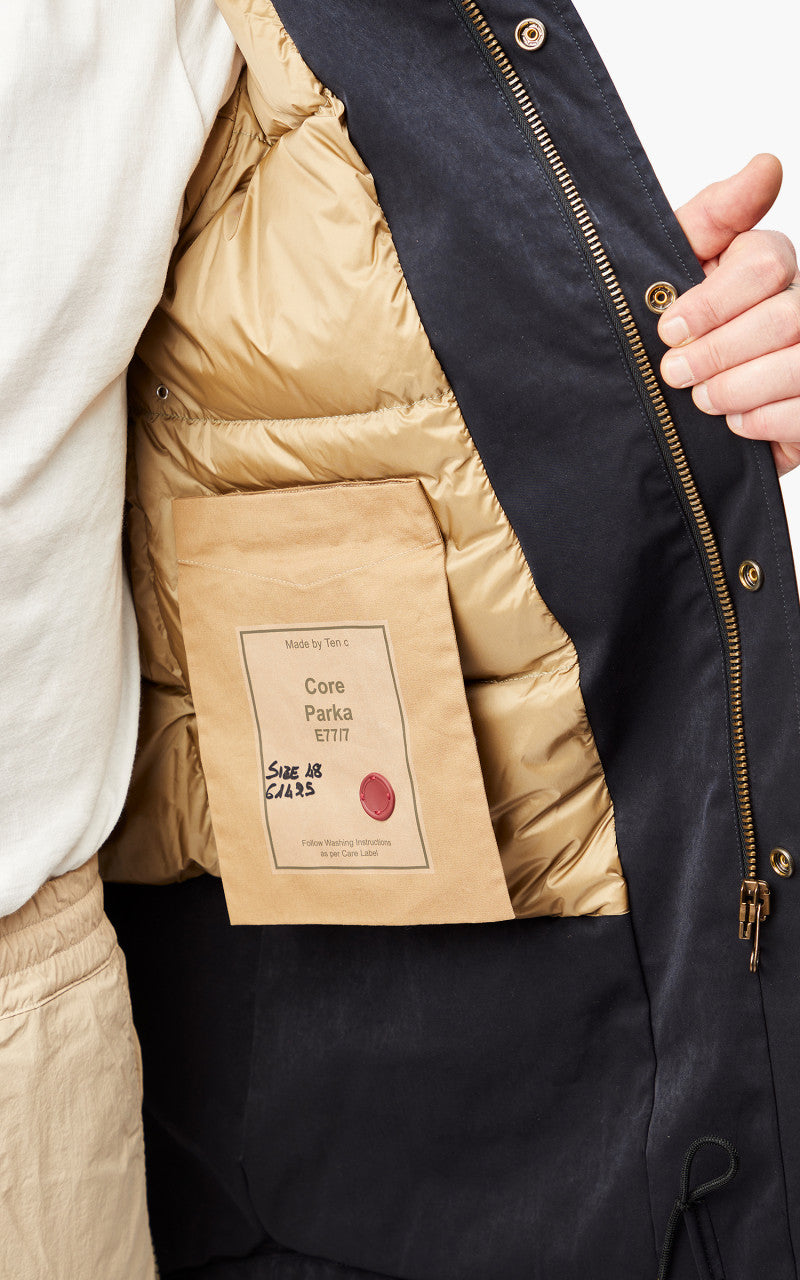 Ten C Core Down Parka Navy
