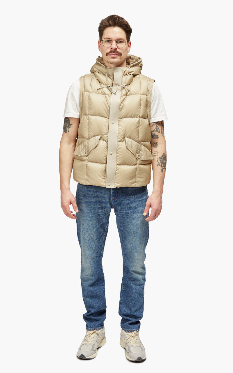 Ten C Hurricane Combo Down Anorak Chalk Shade