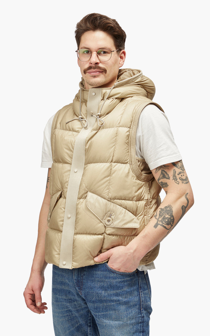 Ten C Hurricane Combo Down Anorak Chalk Shade