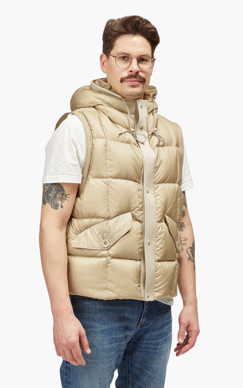 Ten C Hurricane Combo Down Anorak Chalk Shade