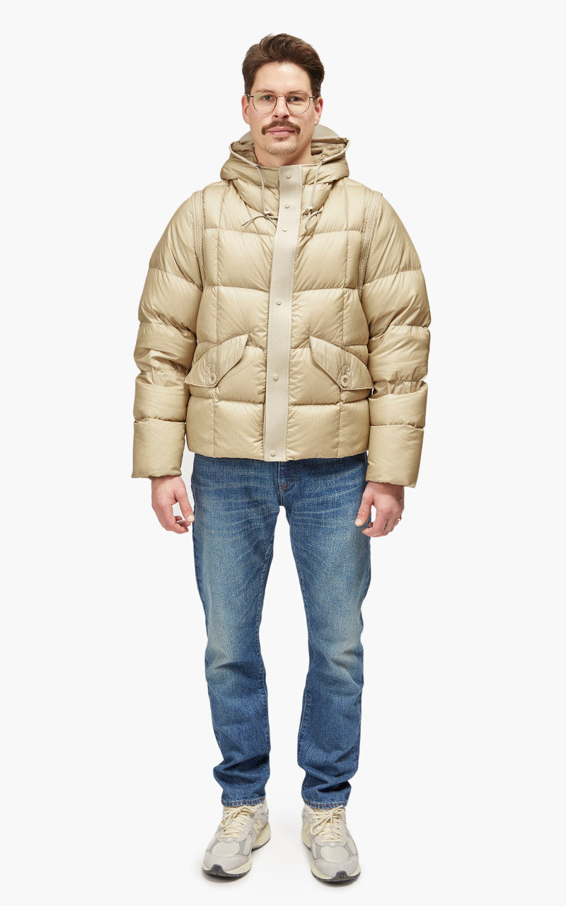 Ten C Hurricane Combo Down Anorak Chalk Shade
