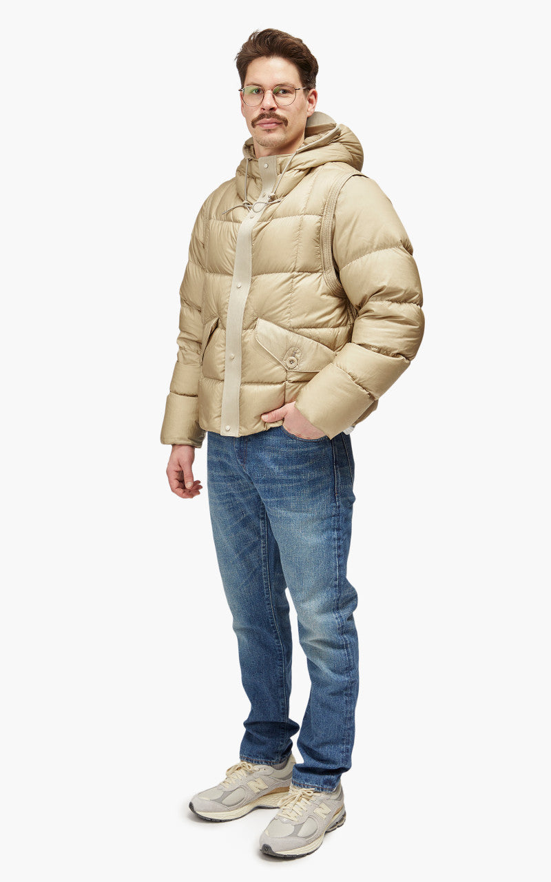Ten C Hurricane Combo Down Anorak Chalk Shade