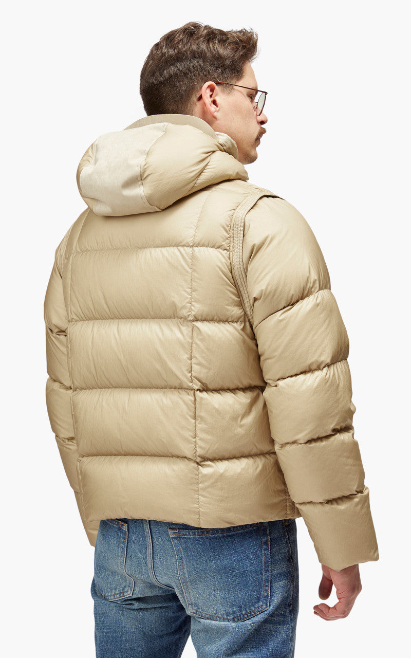 Ten C Hurricane Combo Down Anorak Chalk Shade