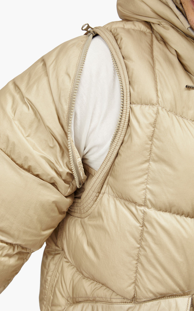 Ten C Hurricane Combo Down Anorak Chalk Shade