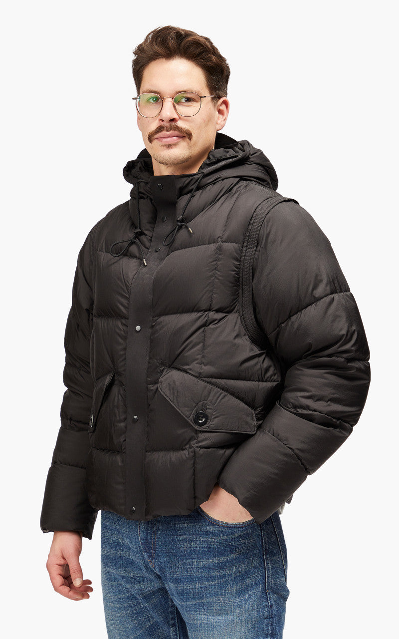 Ten C Hurricane Combo Down Anorak Black