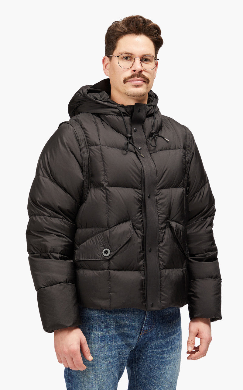 Ten C Hurricane Combo Down Anorak Black