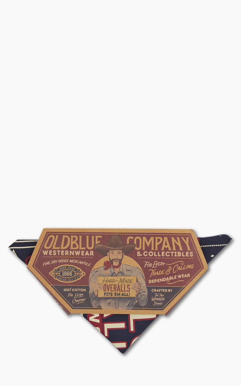 Oldblue Co. Bandana The Mercantile Black/Blue