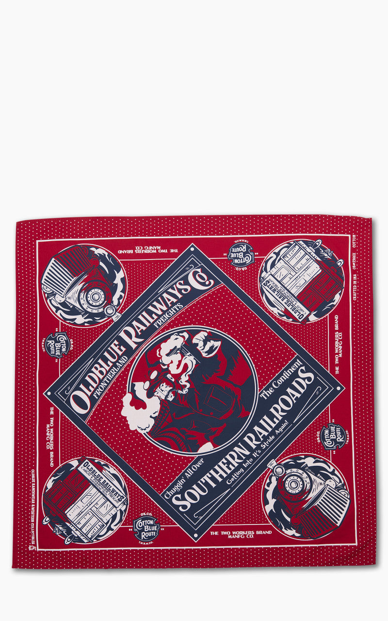 Oldblue Co. Bandana The Southern Railroads Red