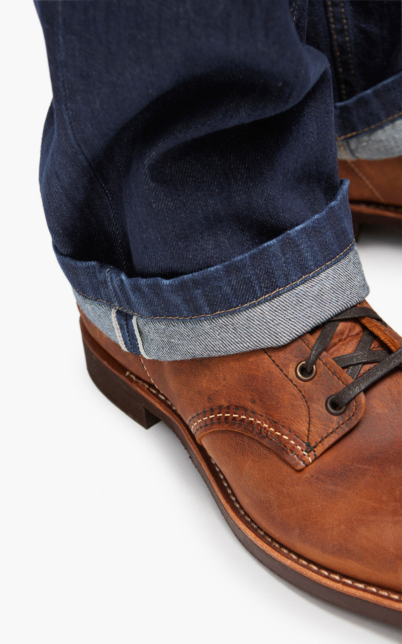 The Quartermaster Fatigue Pant Rinsed Denim Selvegde Indigo