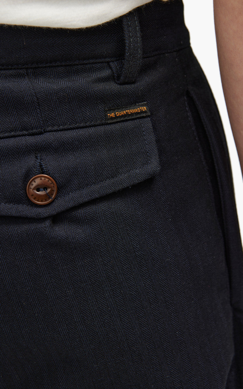 The Quartermaster French Chino HBT Blue