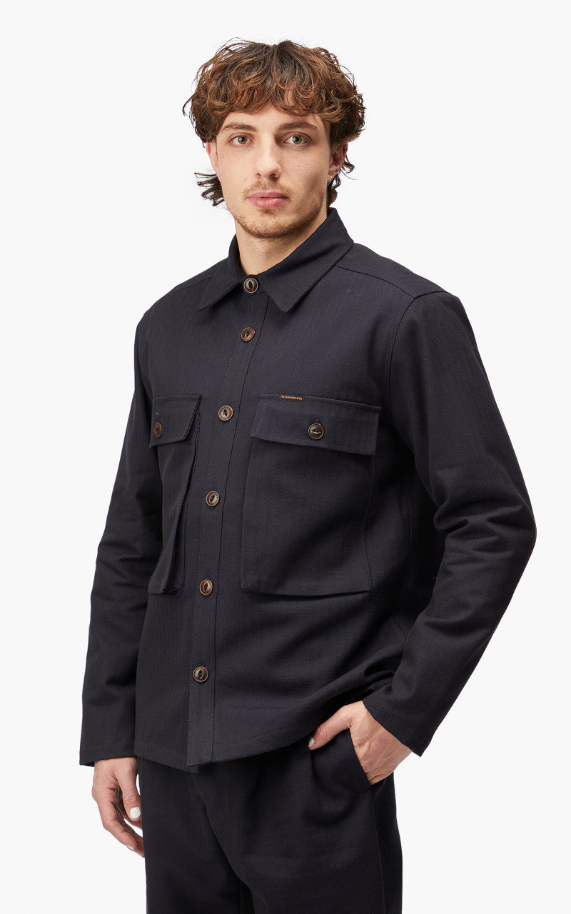 The Quartermaster Fatigue Jacket HBT Blue