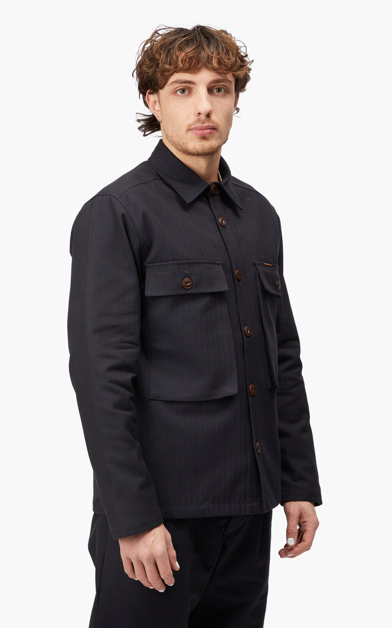 The Quartermaster Fatigue Jacket HBT Blue