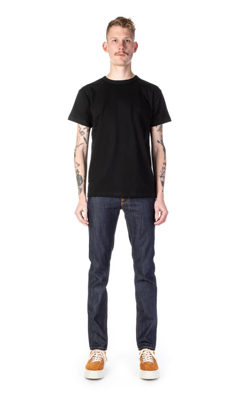 パンツ Nudie Jeans Thin Finn Dry Ecru Embo W34 THIN-FINN-DRY-ECRU-EMBO-10-