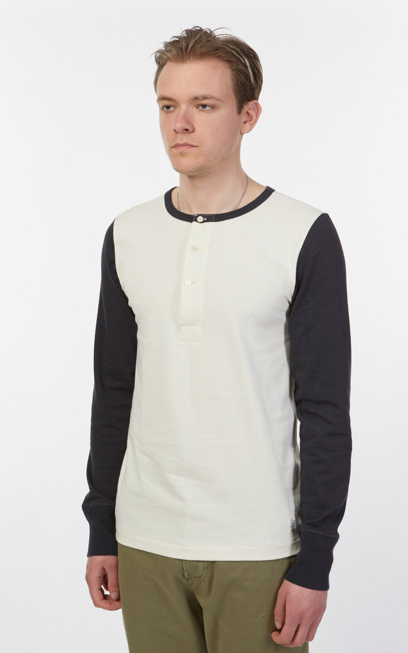 Merz b. Schwanen TR206B Button Facing 1/1 Oat/Charcoal