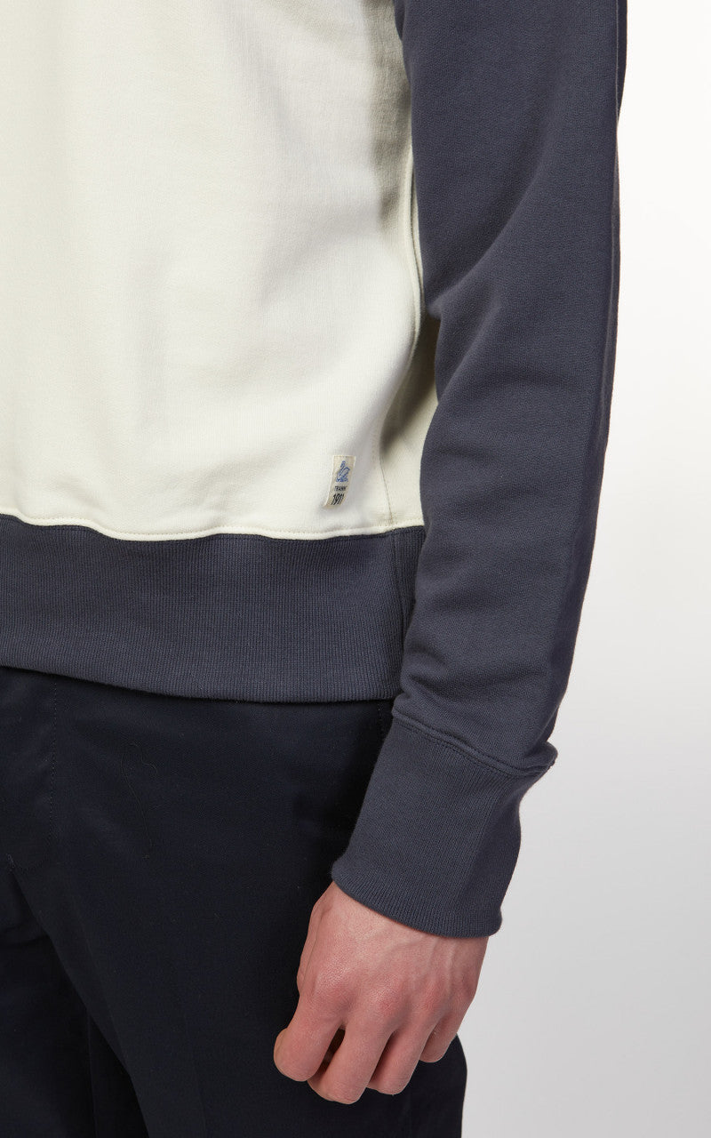 Merz b. Schwanen TR349 Good Training Sweatshirt Oat/Navy