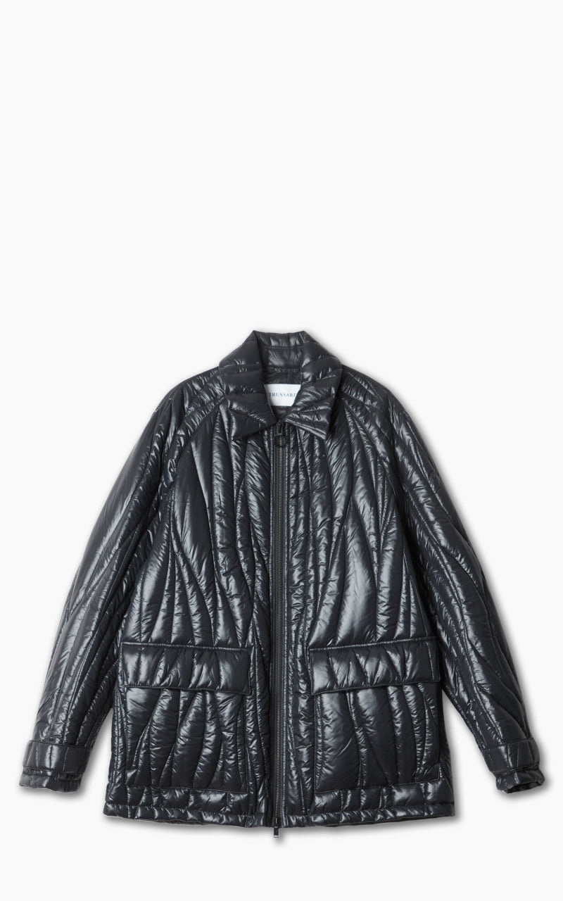 Trussardi Padded Nylon Jacket Black