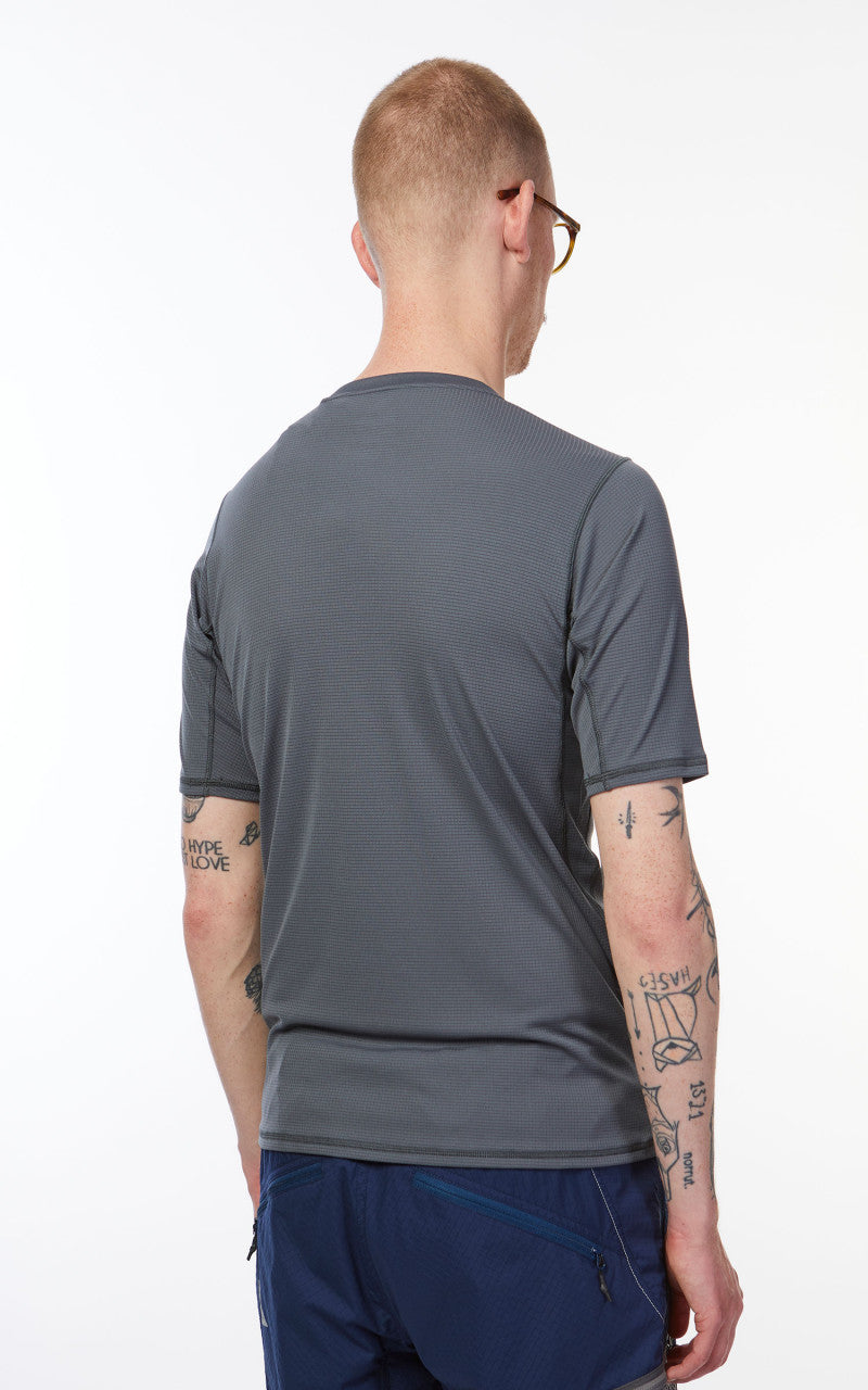 Snow Peak Pe Power Dry S/S Tee Grey