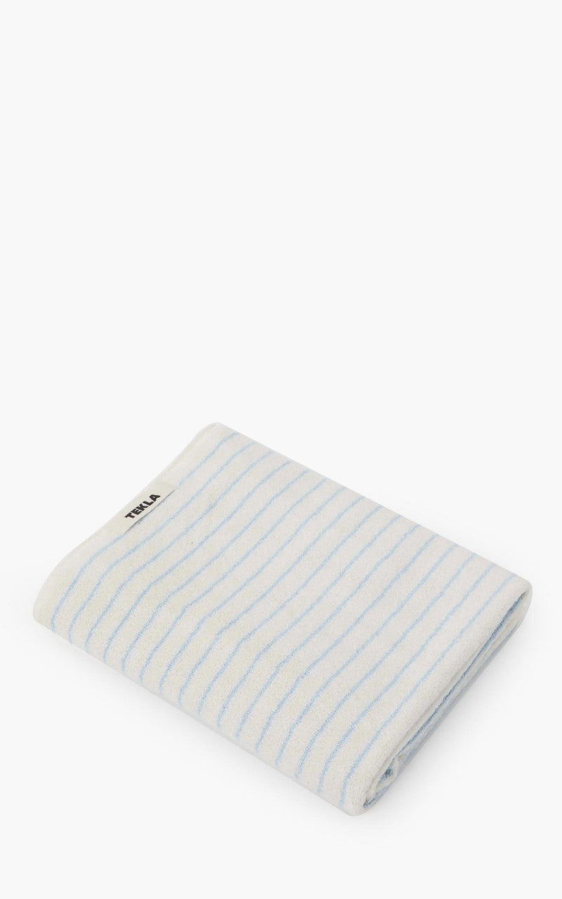 TEKLA Terry Towel Stripes Baby Blue Stripes