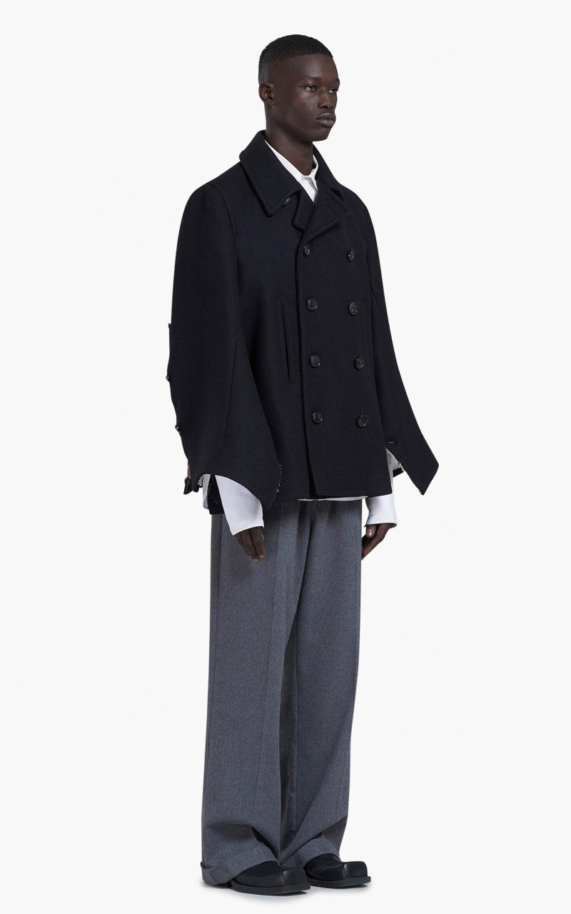 Marni Wool Coat Black