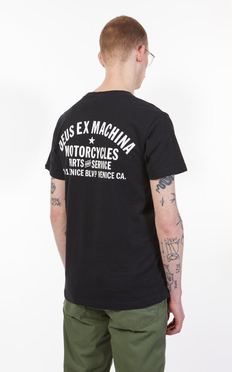 Deus Ex Machina Venice Address Tee Black
