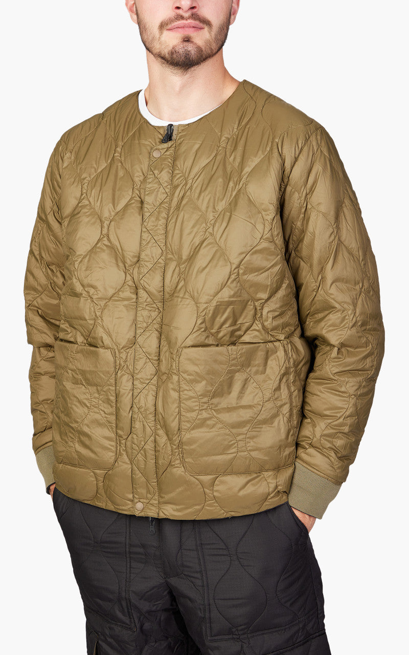 Taion x Beams Lights Reversible MA-1 Type Inner Down Jacket Black/Olive
