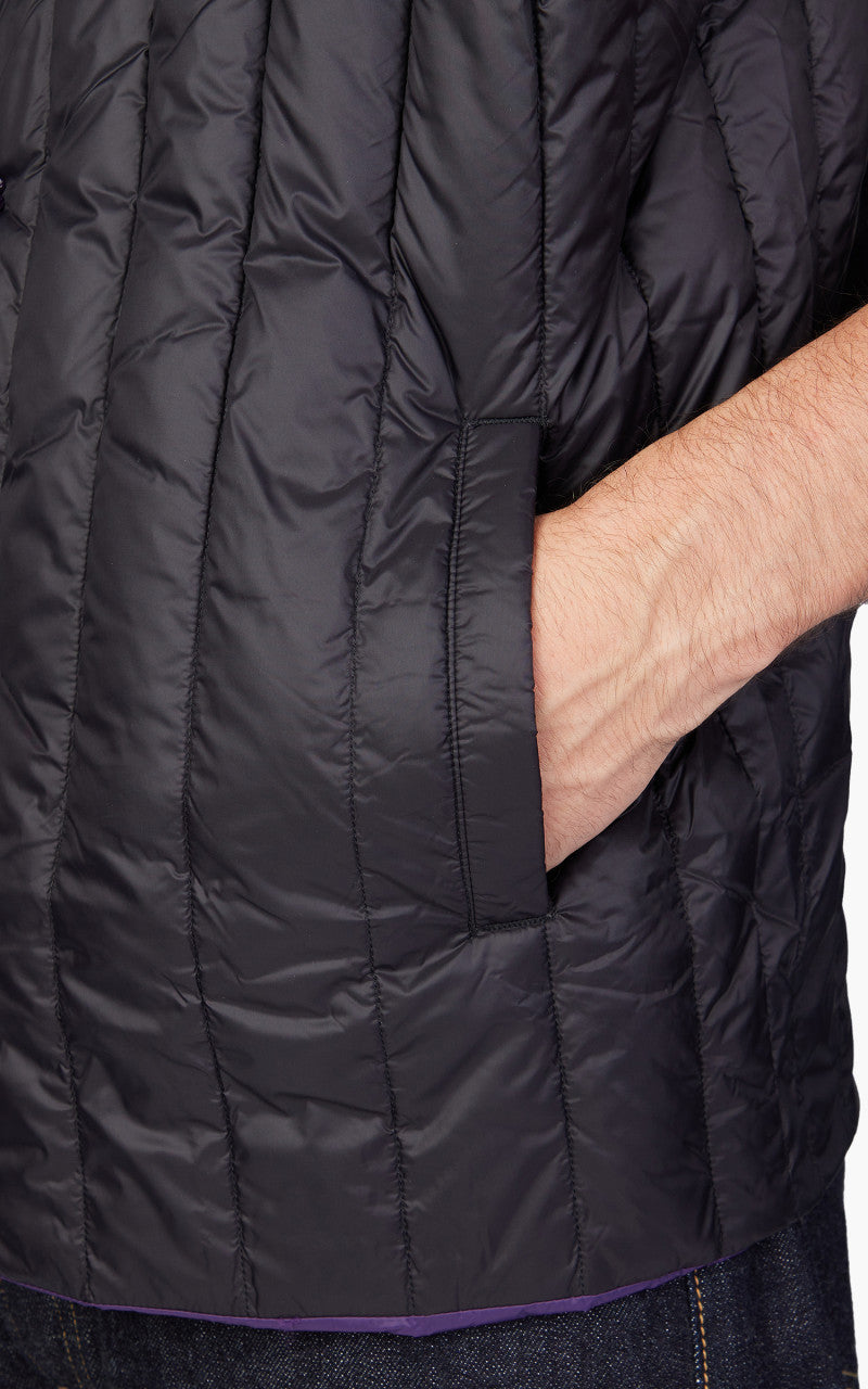 Taion x Beams Lights Reversible China Inner Vest Black/Purple