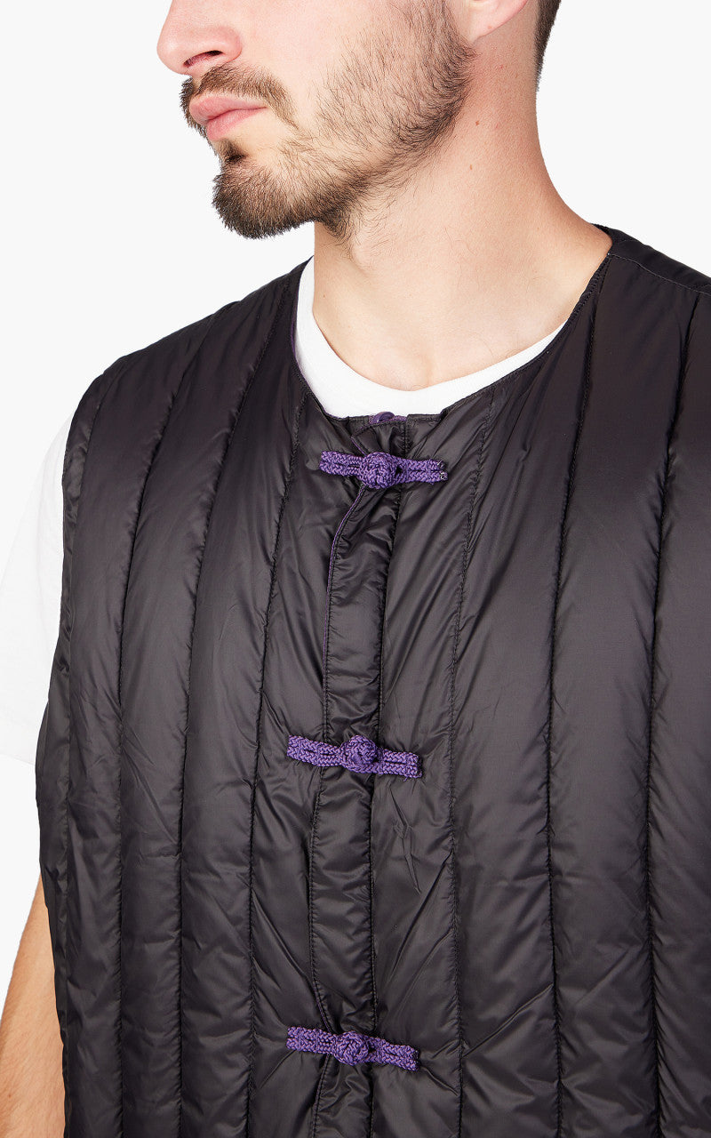 Taion x Beams Lights Reversible China Inner Vest Black/Purple