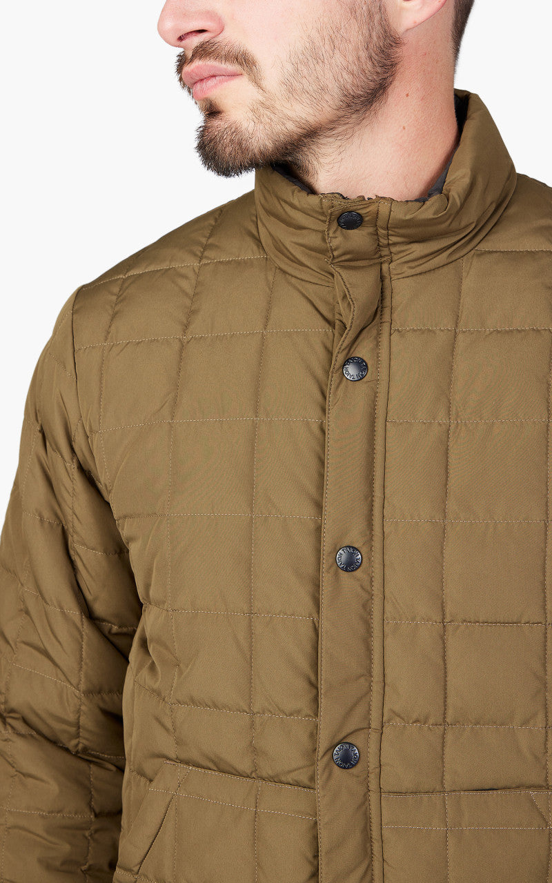 Taion Reversible Mountain Down Jacket Olive/Black Beige