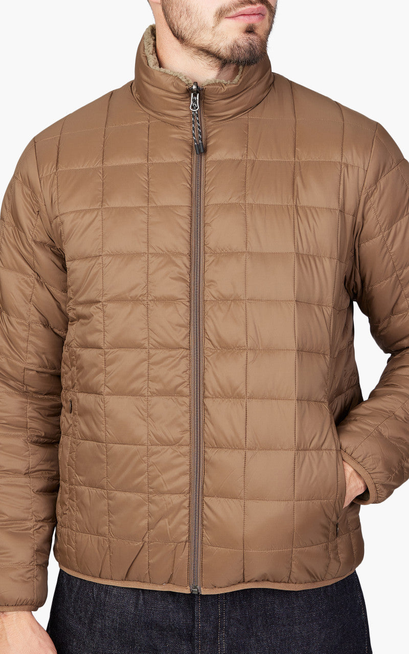 Taion Reversible Down x Boa Jacket Light Brown/Beige