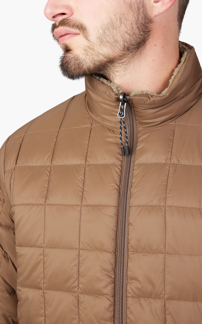 Taion Reversible Down x Boa Jacket Light Brown/Beige