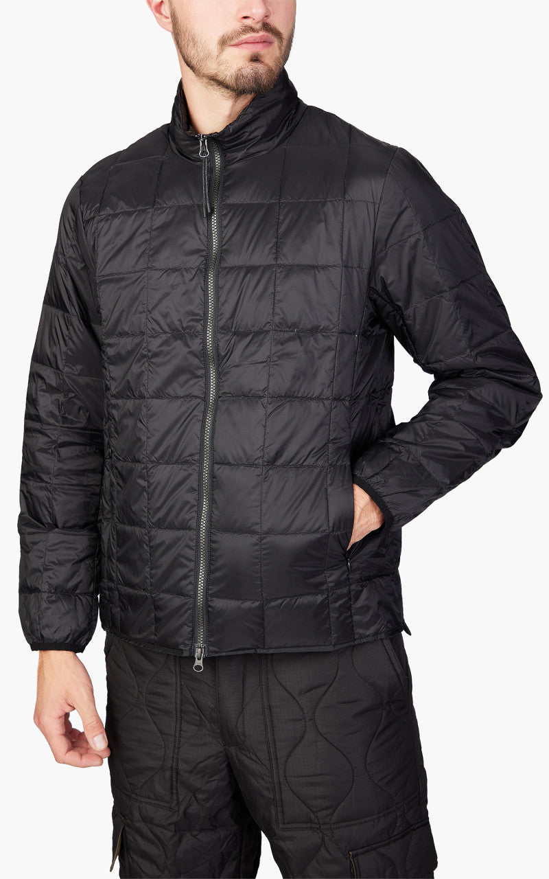 Taion HI-Neck Zip Down Jacket Black
