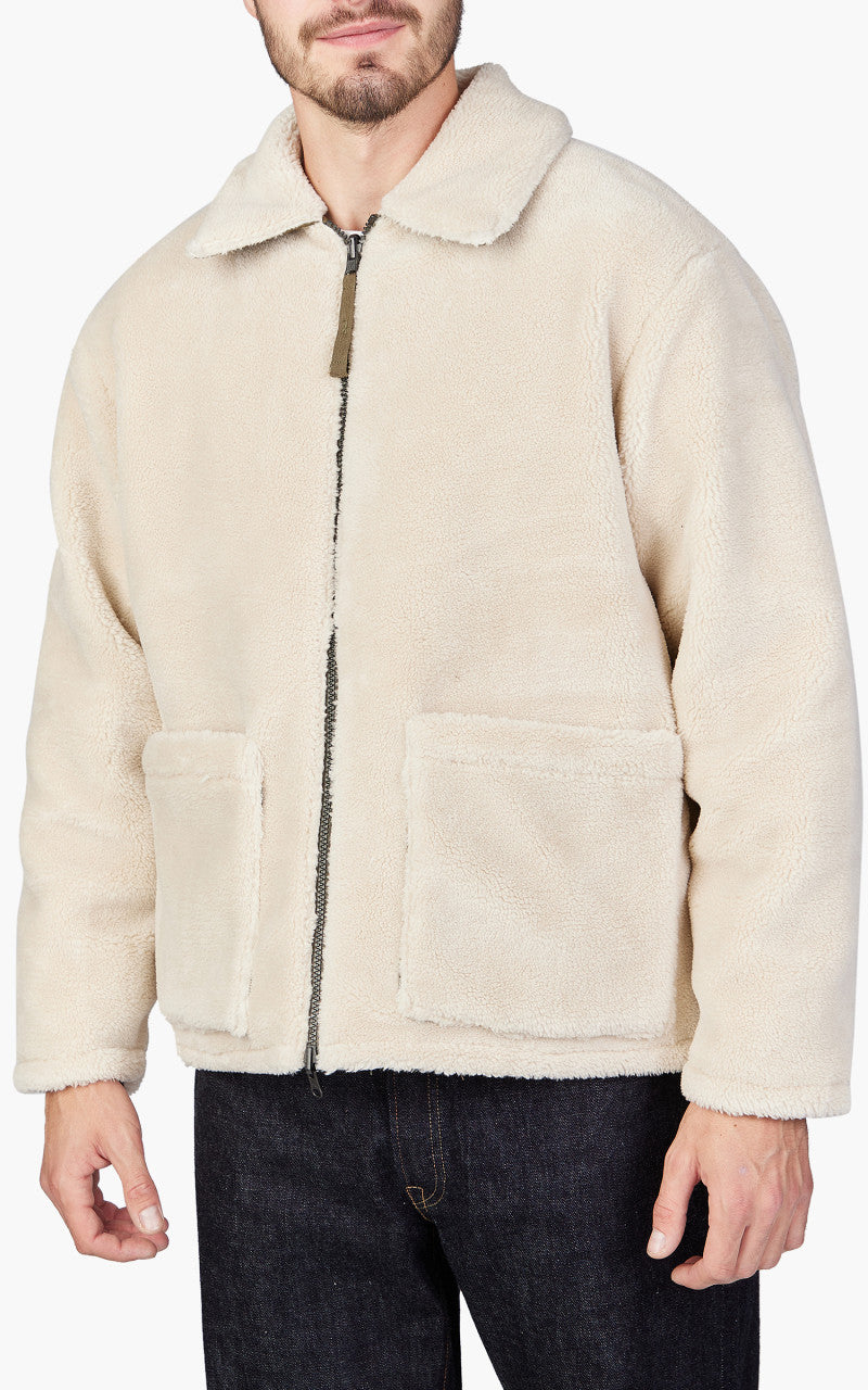 Taion Reversible Military Down Jacket Dark Olive/Cream