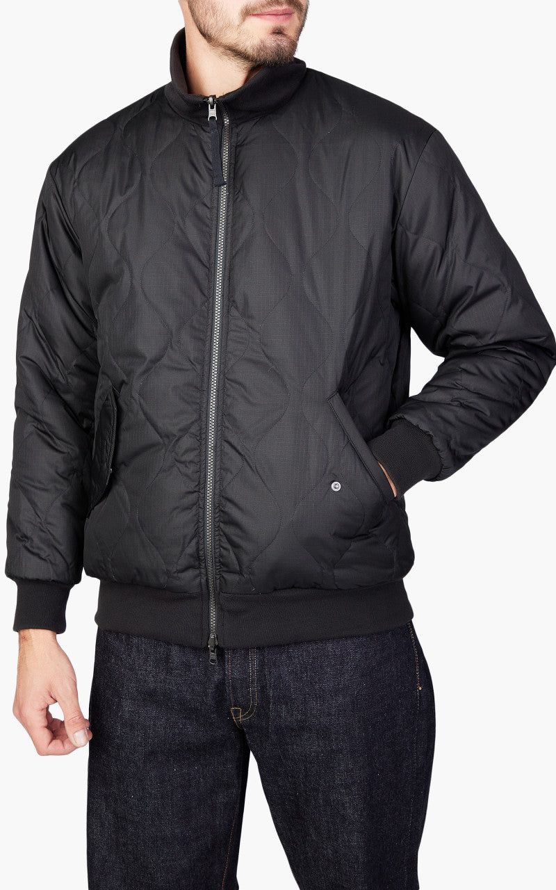 Taion Reversible Military High Neck Down Jacket Black/Black
