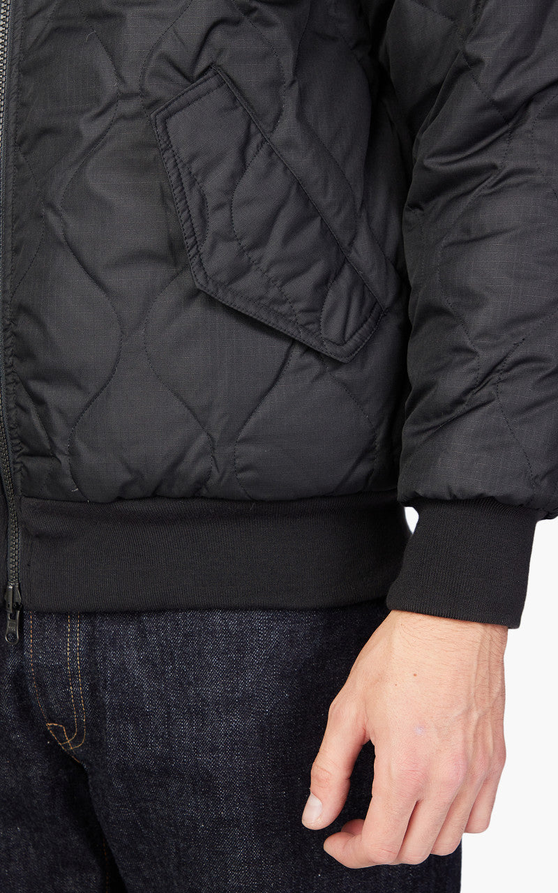 Taion Reversible Military High Neck Down Jacket Black/Black