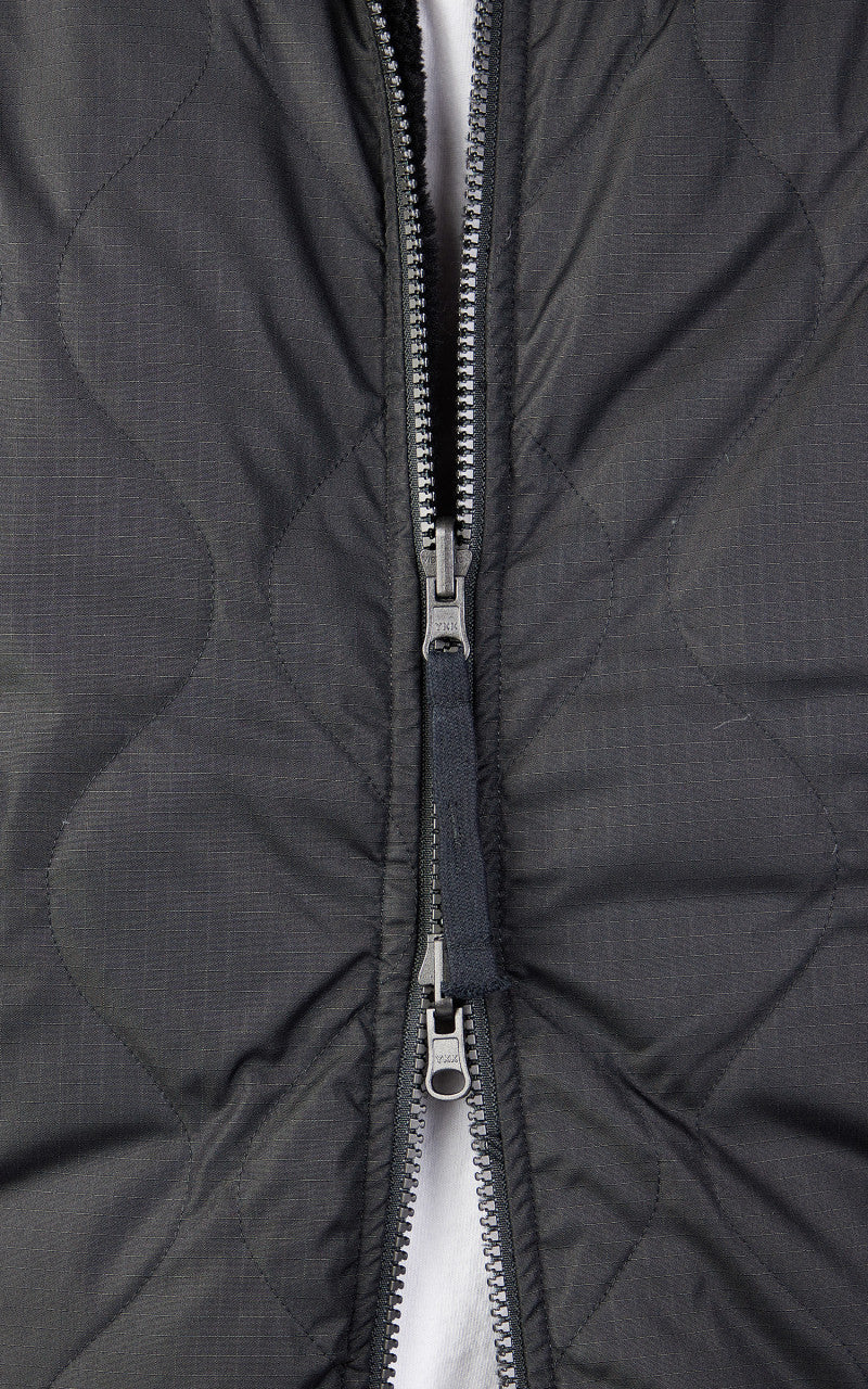 Taion Reversible Military High Neck Down Jacket Black/Black