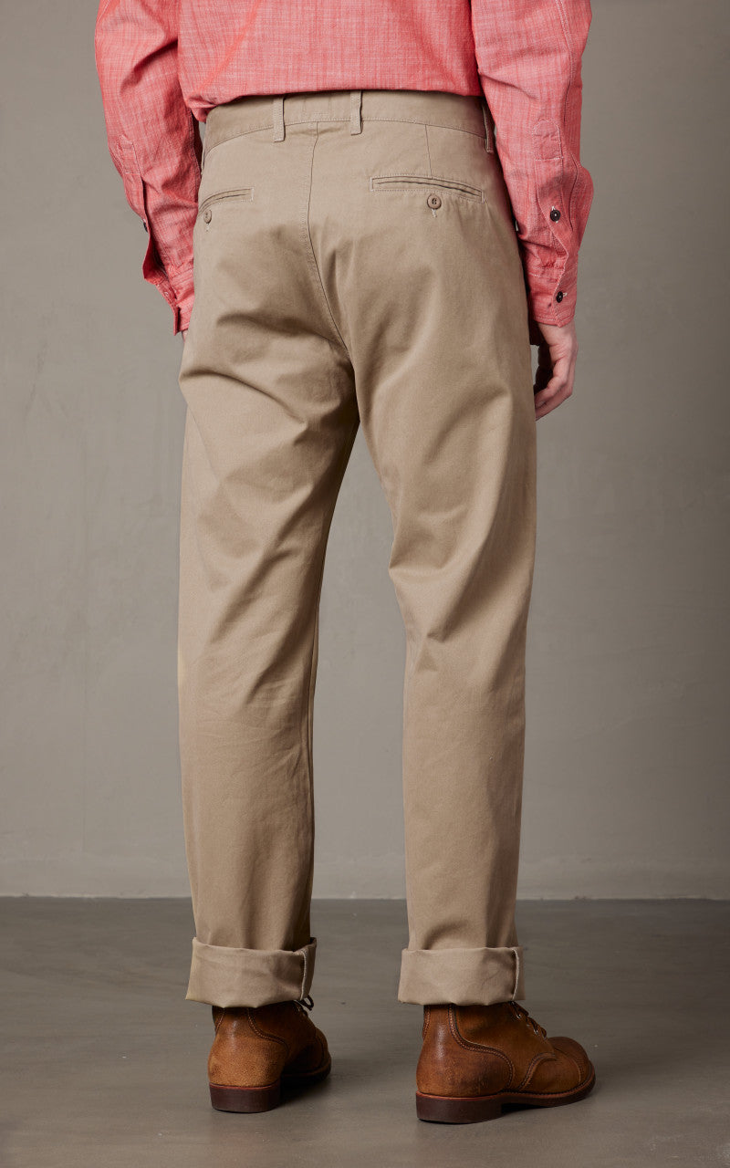 Tellason Chino Pant Triple Twisted Beige