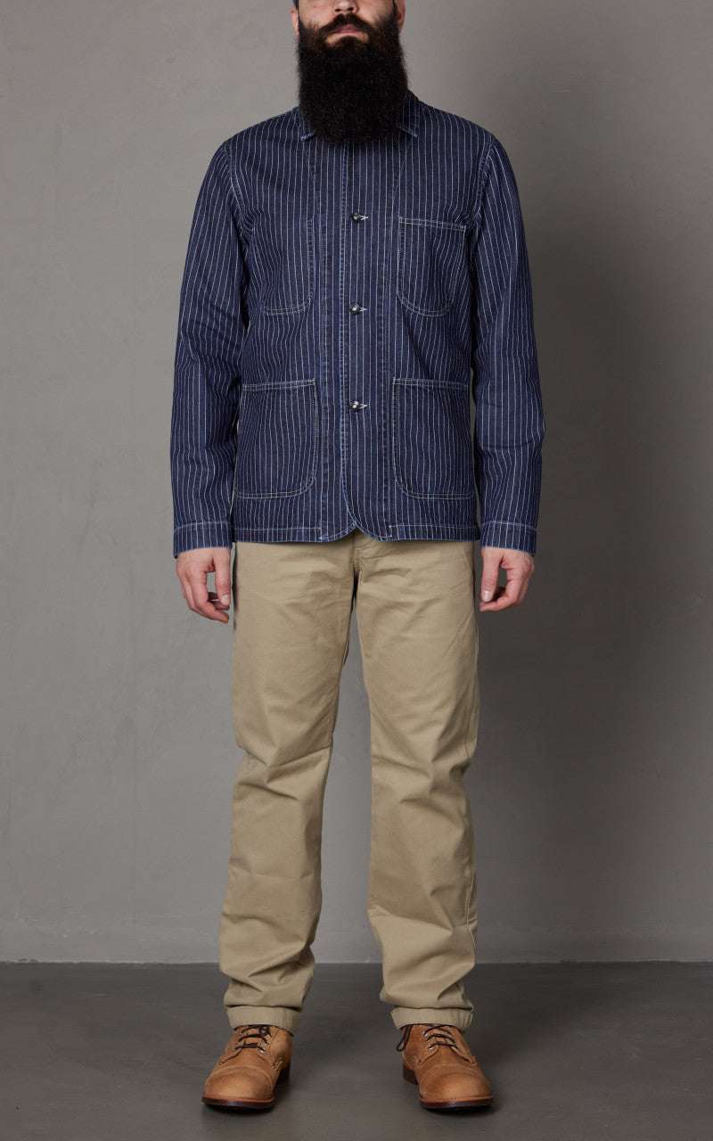 Tellason Baker Jacket Wabash Blue/White