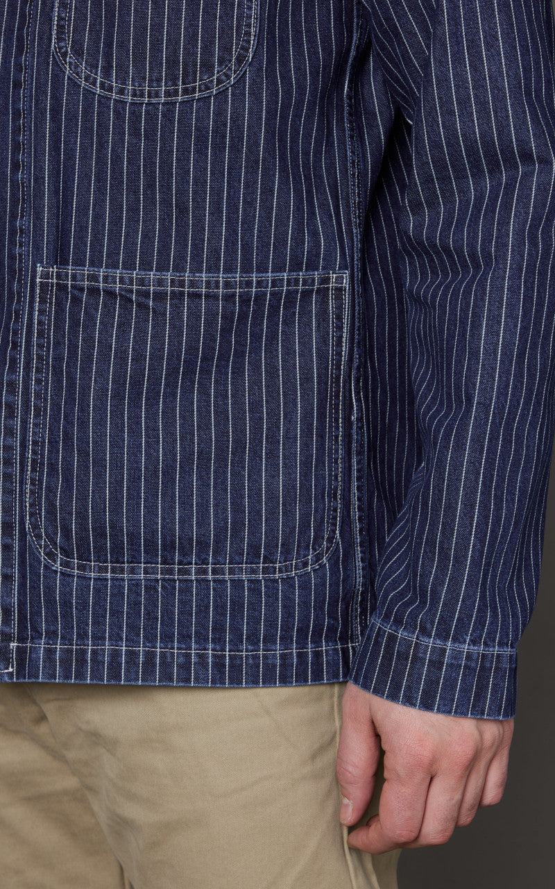 Tellason Baker Jacket Wabash Blue/White