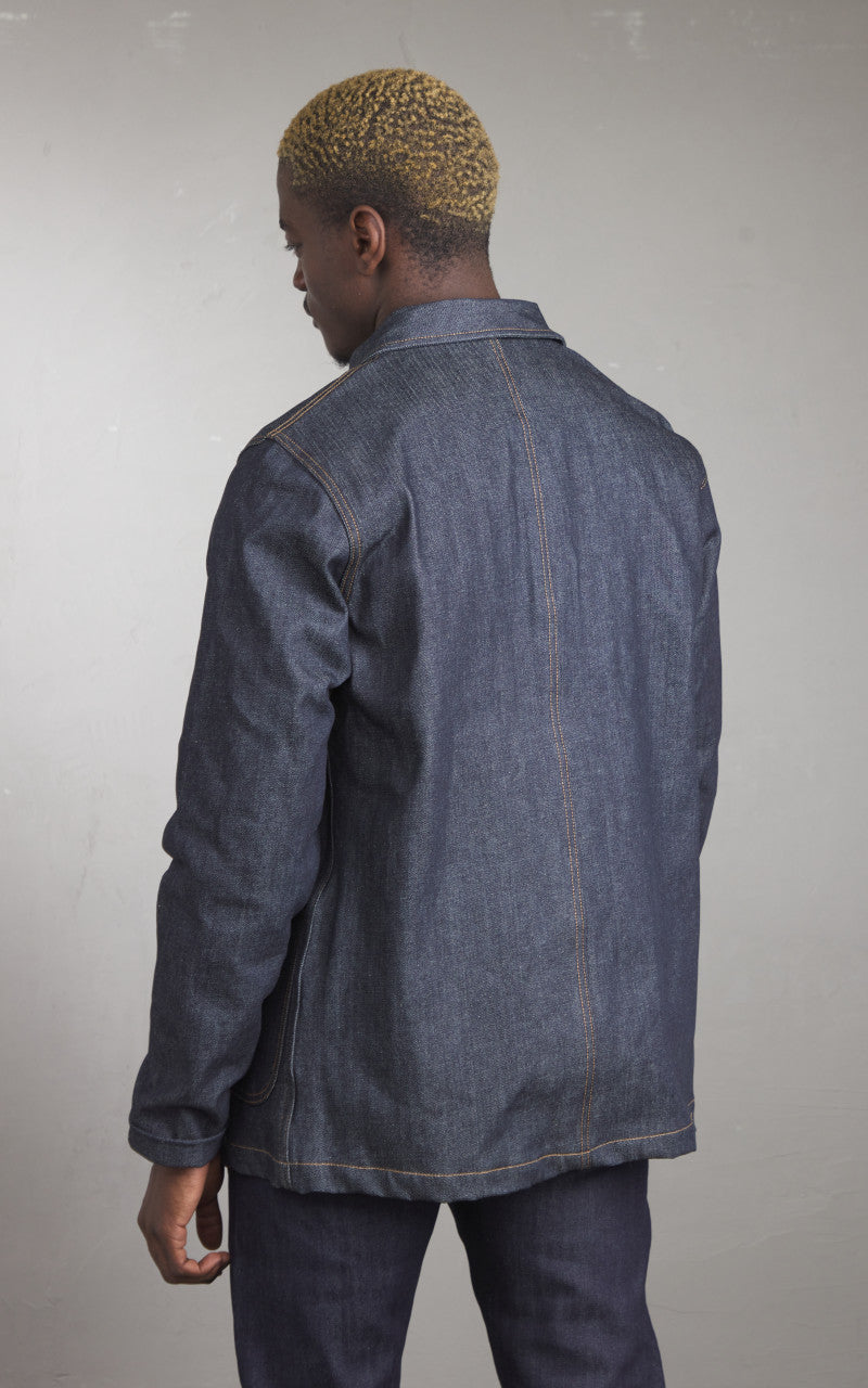 Tellason Baker Jacket Selvedge Lined Raw Indigo