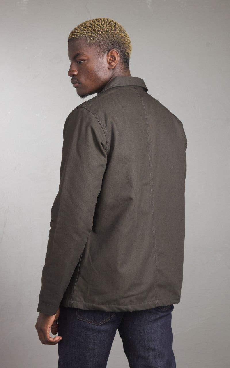 Tellason Baker Jacket Japanese Canvas Lined Brown