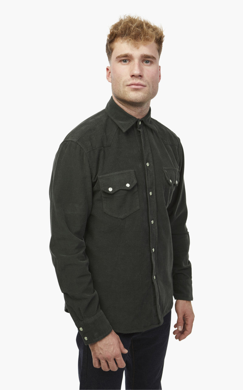 Tellason Cowboy Shirt Vell 16 Cisco Corduroy Espresso